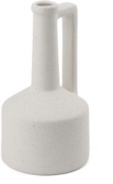 Burton Jug Vase (8.3H - Off-white Sandy Textured Ceramic) 