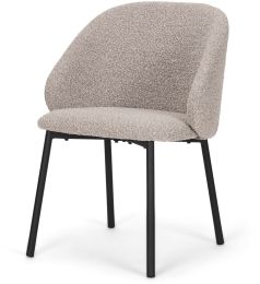 Shannon Dining Chair (Taupe Boucle Fabric) 