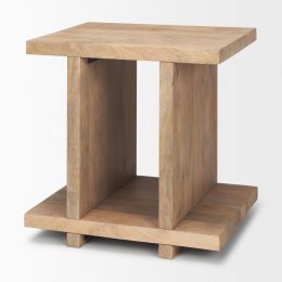 Nohr Accent Table (Light Brown) 