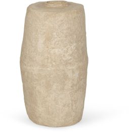 Rama Vase de Plancher (Large - Papier Maché Beige) 