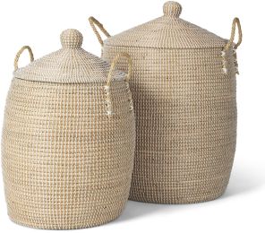 Kairi Basket (Set of 2 - Dome Lids -  Seagrass) 