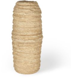 Kamli Vase (Large - Beige Paper Mache) 