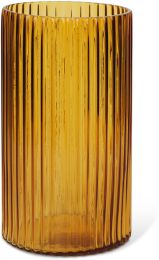 Dawn Vase (Tall - Amber Glass) 