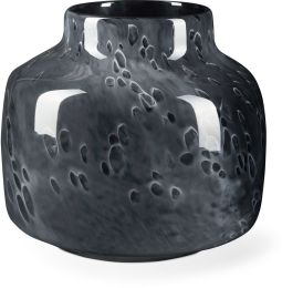 Masai Vase (Small - Mottled Black) 
