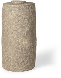 Rama Floor Vase (Small - Grey Paper Mache) 