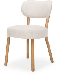 Owen Dining Chair (Oatmeal Fabric) 