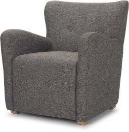 Dunstan Accent Chair (Charcoal Fabric) 
