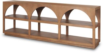 Bela Console Table (Large - Brown Wood) 