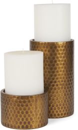 Gage Candle Holders (Antiqued Gold) 