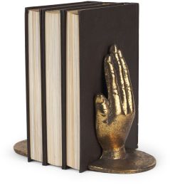 Praying Hands Bookends (Gold) 