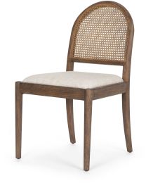 Elle Dining Chair (Brown Wood & Cane) 