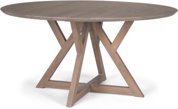 Jennings Dining Table (Light Brown Wood) 