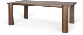 Tammar Dining Table (Medium Brown Wood) 