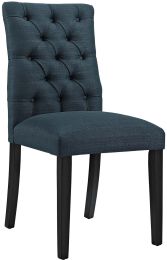 Duchess Dining Chair (Azure Button Tufted Fabric) 
