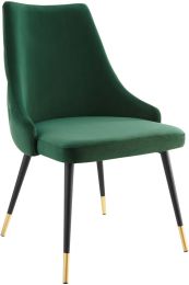 Adorn Dining Chair (Green Tufted Velvet) 