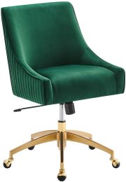Discern Office Chair (Green Velvet) 