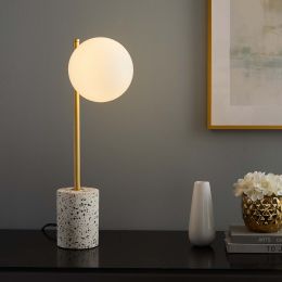Logic Terrazzo Table Lamp (Medium - White) 