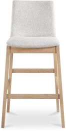 Deco Bar Stool (Light Grey Oak) 