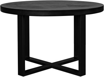 Jedrik Dining Table (Round - Outdoor Black) 