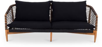 Kuna Outdoor Sofa (Black) 