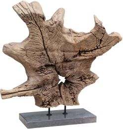 Dax Natural Teak Sculpture 