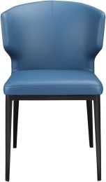 Delaney Side Chair Steel (Set of 2 - Blue) 