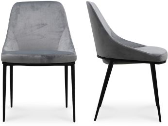 Sedona Dining Chair (Set of 2 - Grey) 