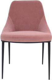 Sedona Dining Chair (Set of 2 - Pink Velvet) 