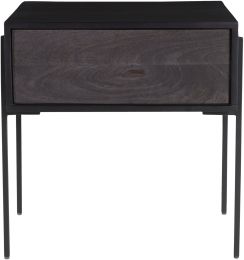 Tobin Accent Table (Charcoal) 
