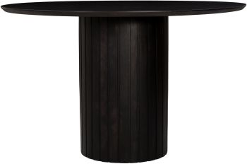 Povera Dining Table (Round - Black) 