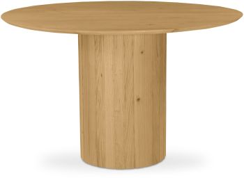 Povera Dining Table (Round - Oak) 