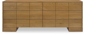Gia Dresser (6 Drawer - Brown) 
