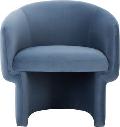 Franco Occasional Chair (Dusted Blue Velvet) 