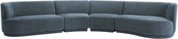 Yoon Modular Sectional (Eclipse - Chaise Right - Nightshade Blue) 