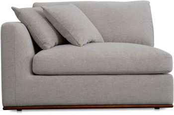 Rue Modular - Flecked Grey (Corner Chair - Left Arm Facing) 