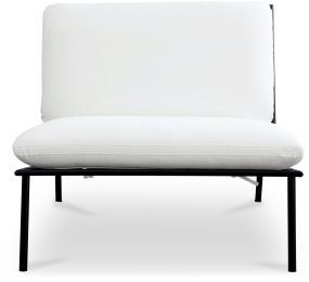 Salma Outdoor Accent Chair (White) 