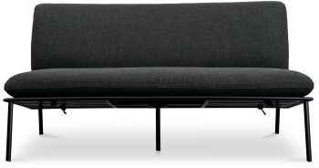 Salma Outdoor Sofa (Speckled Charcoal) 