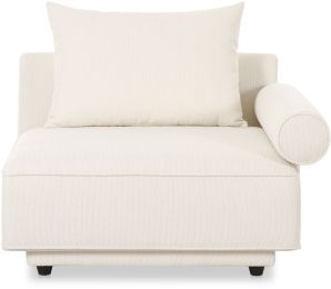 Rosello Chair (Right Arm - White) 