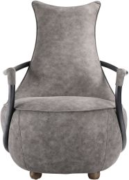 Carlisle Club Chair (Grey Velvet) 