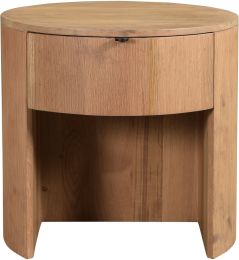 Theo Nightstand (One Drawer - Natural) 