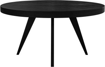 Parq Dining Table (Round - Black) 