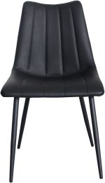 Alibi Dining Chair (Set of 2 - Matte Black) 