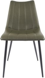 Alibi Dining Chair (Set of 2 - Dark Green) 