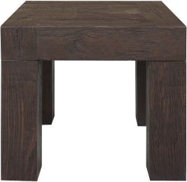 Evander Side Table (Rustic Brown) 