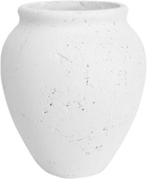 Nissa Decorative Vessel (14In - White) 