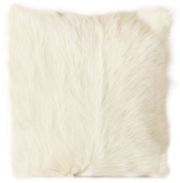Goat Fur Pillow (Natural) 