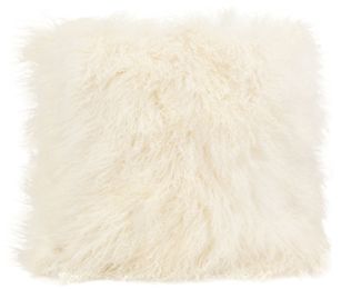 Lamb Fur Pillow (Large - Cream) 