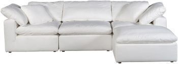 Terra Condo Modular Sectional (Lounge - Cream Livesmart Fabric) 