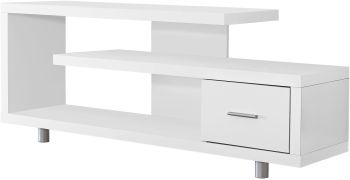 Brent TV Stand (White) 