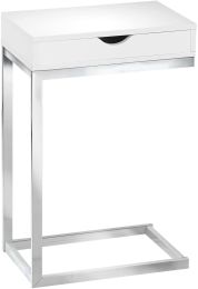 Minster Table d'Appoint (Blanc) 